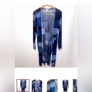 Never worn semi sheer cardigan